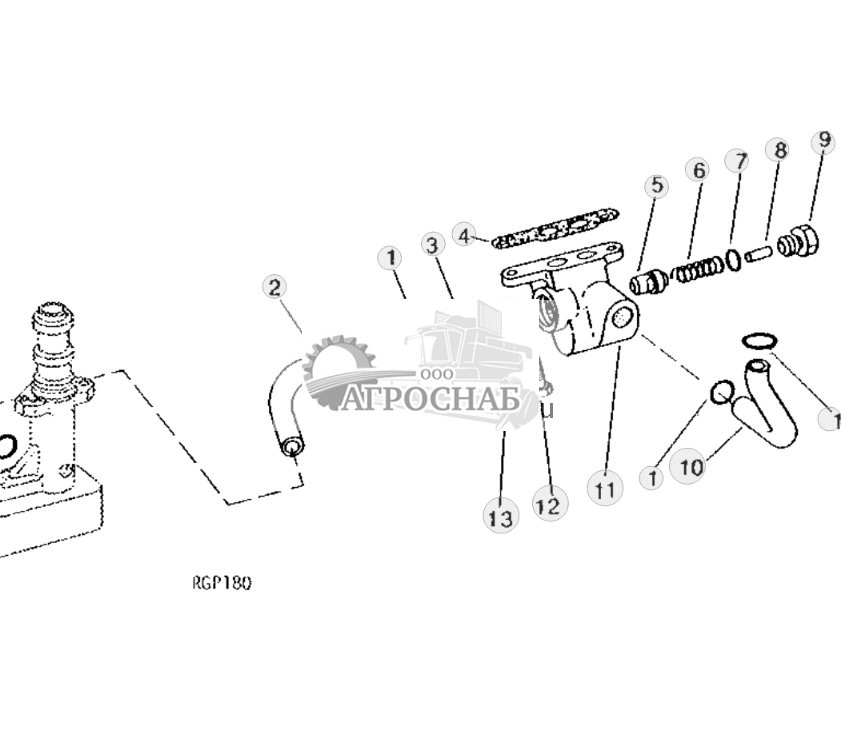 Engine Oil Cooler Bypass Valve (Early Design) 